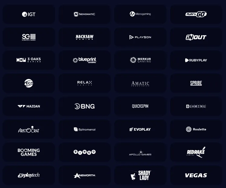 smash casino providers